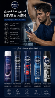 اسپری ضد تعریق مردانه نیوا
